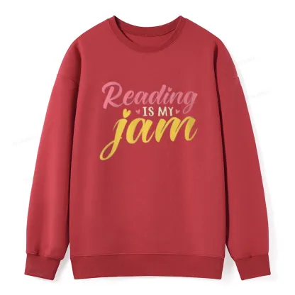 Pagewings Reading is My Jam Unisex Classic Sweatshirt