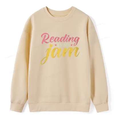 Pagewings Reading is My Jam Unisex Classic Sweatshirt