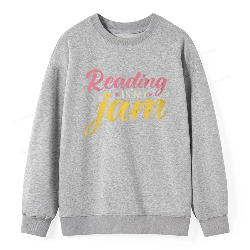 Pagewings Easily Distracted By Cats and Books Unisex Classic Sweatshir