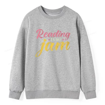 Pagewings Reading is My Jam Unisex Classic Sweatshirt