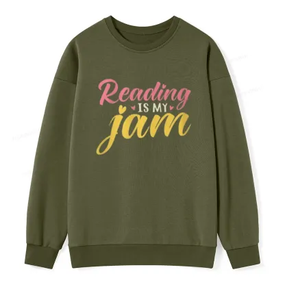 Pagewings Reading is My Jam Unisex Classic Sweatshirt