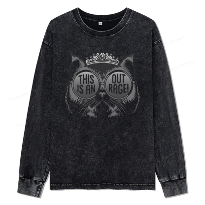 Pagewings Read Sci-Fi Book Unisex Washed Long Sleeve T-shirt