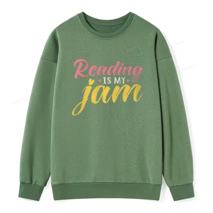Pagewings Reading is My Jam Unisex Classic Sweatshirt