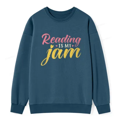 Pagewings Reading is My Jam Unisex Classic Sweatshirt