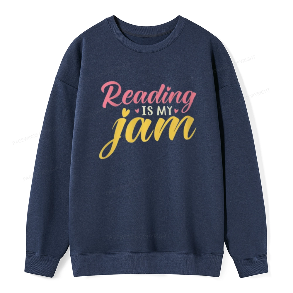 Pagewings Reading is My Jam Unisex Classic Sweatshirt