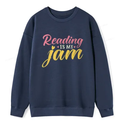 Pagewings Reading is My Jam Unisex Classic Sweatshirt