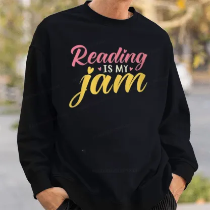 Pagewings Reading is My Jam Unisex Classic Sweatshirt