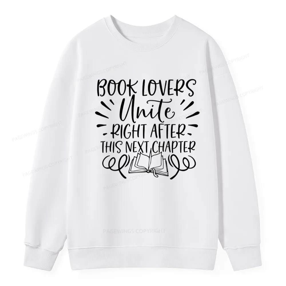 Pagewings Book Lovers Unite Unisex Classic Sweatshirt