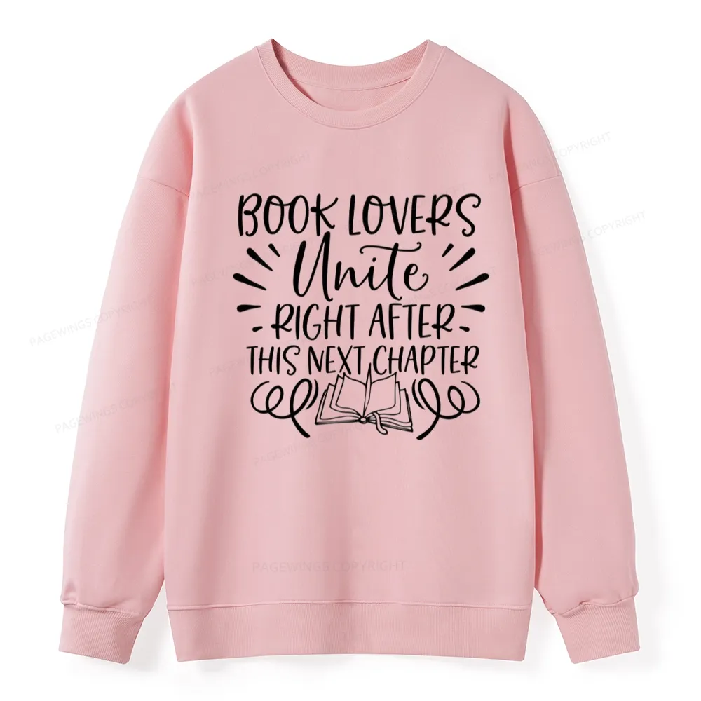 Pagewings Book Lovers Unite Unisex Classic Sweatshirt