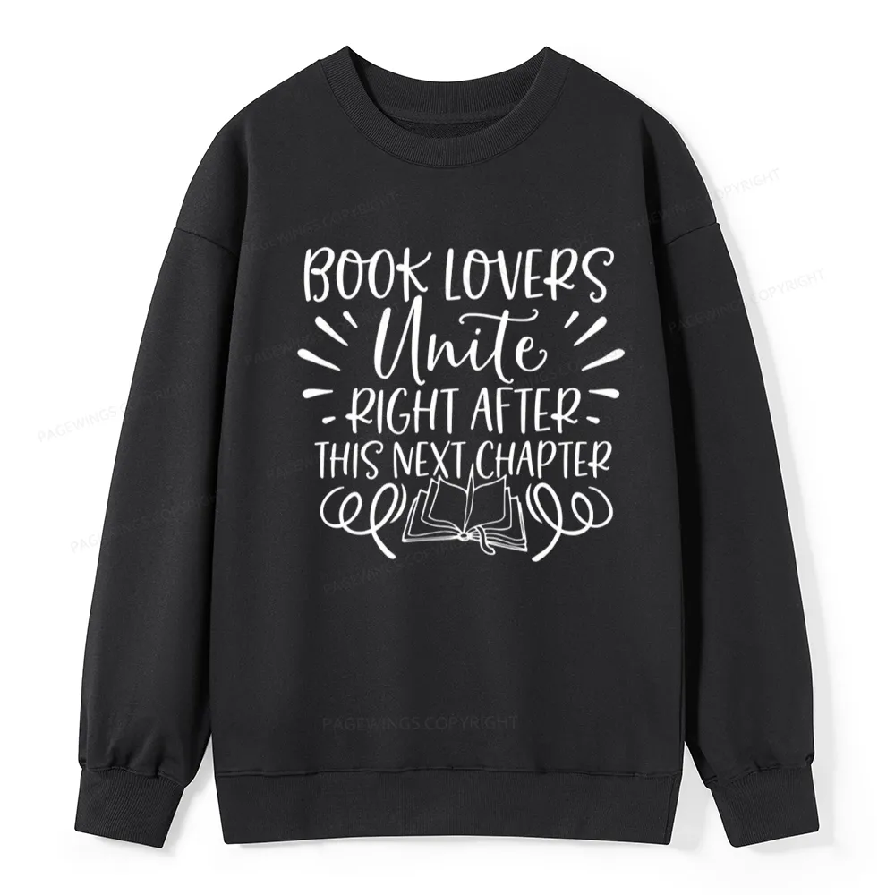 Pagewings Book Lovers Unite Unisex Classic Sweatshirt
