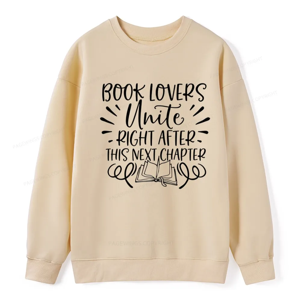 Pagewings Book Lovers Unite Unisex Classic Sweatshirt