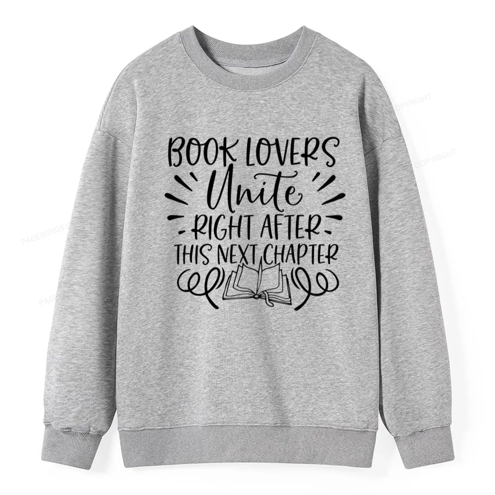 Pagewings Book Lovers Unite Unisex Classic Sweatshirt