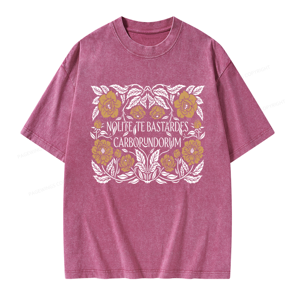 Pagewings Dystopian Book Lovers Unisex Washed T-shirt