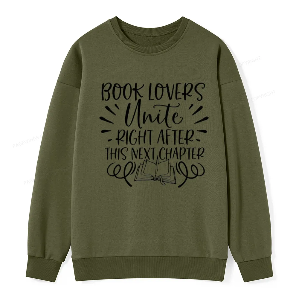 Pagewings Book Lovers Unite Unisex Classic Sweatshirt