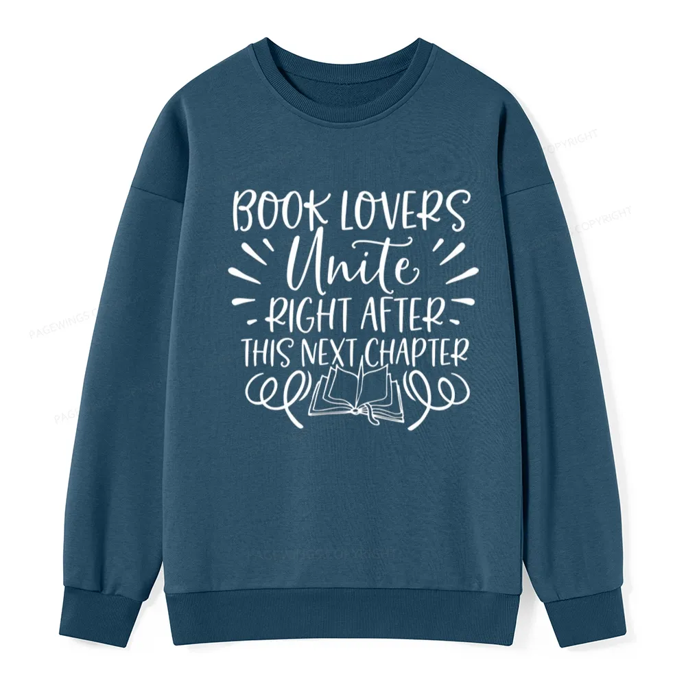 Pagewings Book Lovers Unite Unisex Classic Sweatshirt