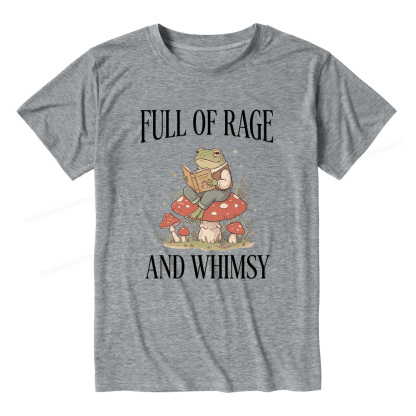 Pagewings Full of Rage and Whimsy  Unisex Heather T-Shirt