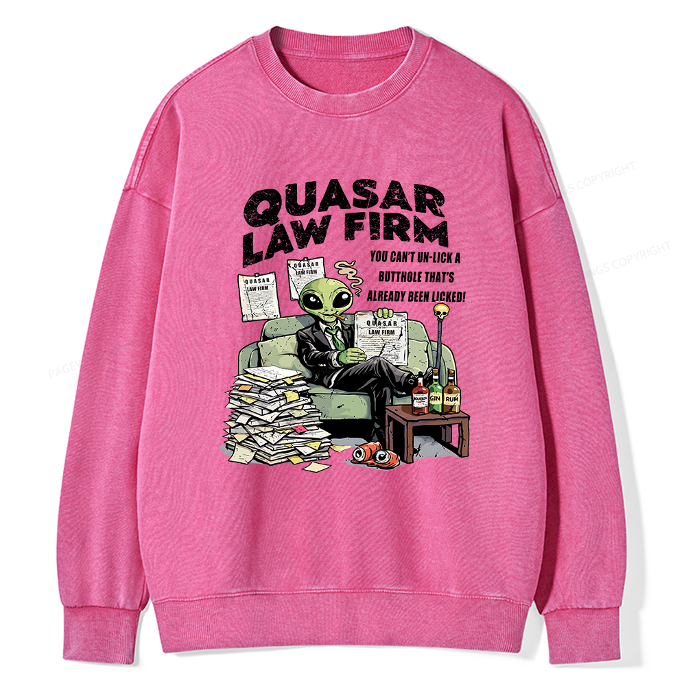 Pagewings Sci‑Fi Fan Unisex Washed Sweatshirt