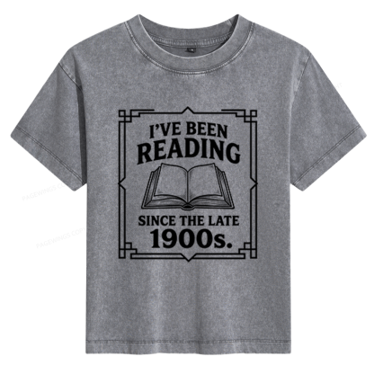 Pagewings I’ve Been Reading Since The Late 1900s Women's Washed T-shirt
