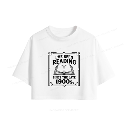 Pagewings I’ve Been Reading Since The Late 1900s Women Crop Tops