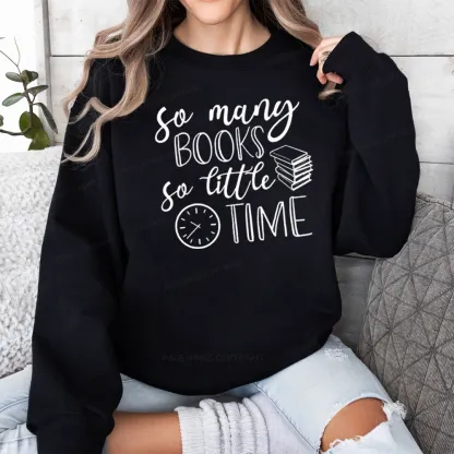 Pagewings So Many Books So Little Time Unisex Classic Sweatshirt