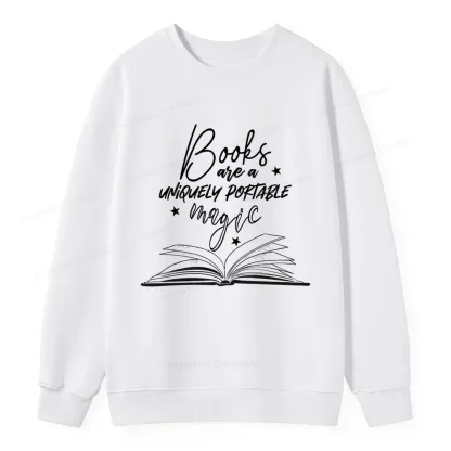 Pagewings Books Are A Uniquely Portable Magic Unisex Classic Sweatshirt