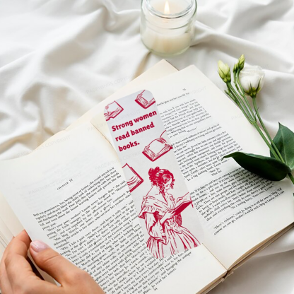 Pagewings Strong Women Read Banned Books Bookmark