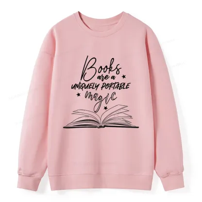 Pagewings Books Are A Uniquely Portable Magic Unisex Classic Sweatshirt