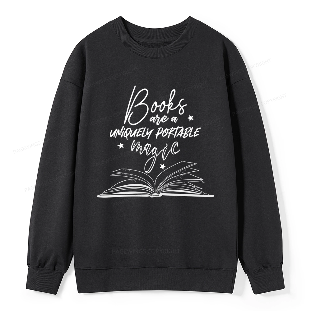 Pagewings Books Are A Uniquely Portable Magic Unisex Classic Sweatshirt