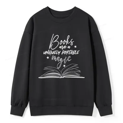 Pagewings Books Are A Uniquely Portable Magic Unisex Classic Sweatshirt