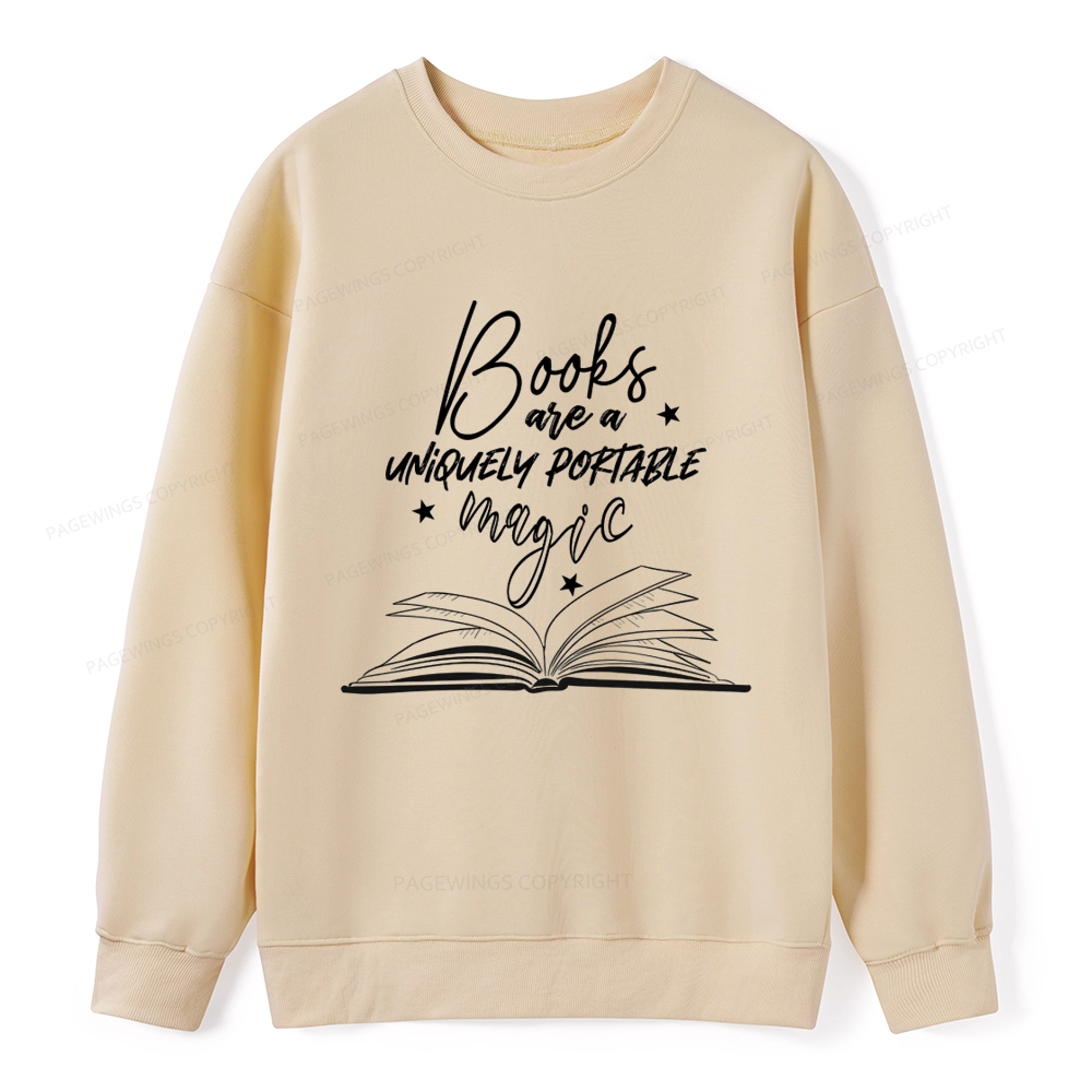 Pagewings Books Are A Uniquely Portable Magic Unisex Classic Sweatshirt