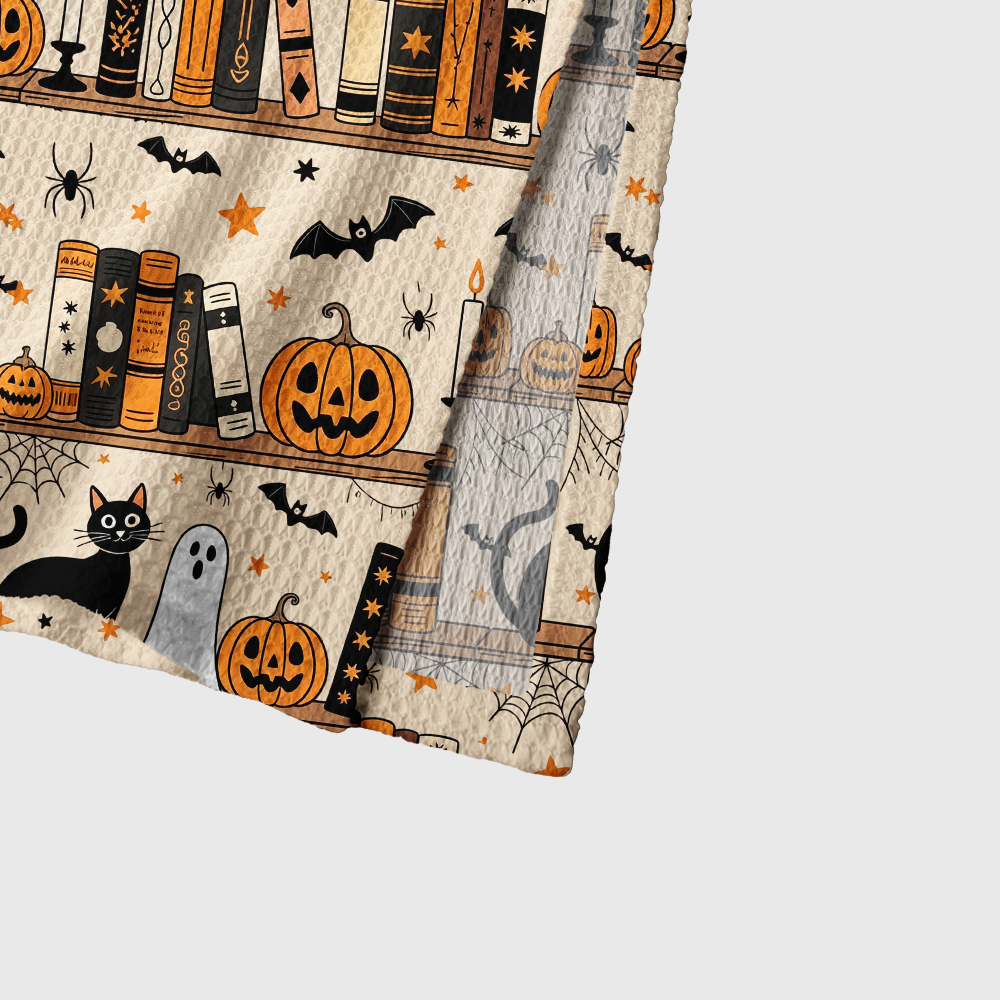 Pagewings Halloween Fall Bookworm Reading Crochet Maxi Dress