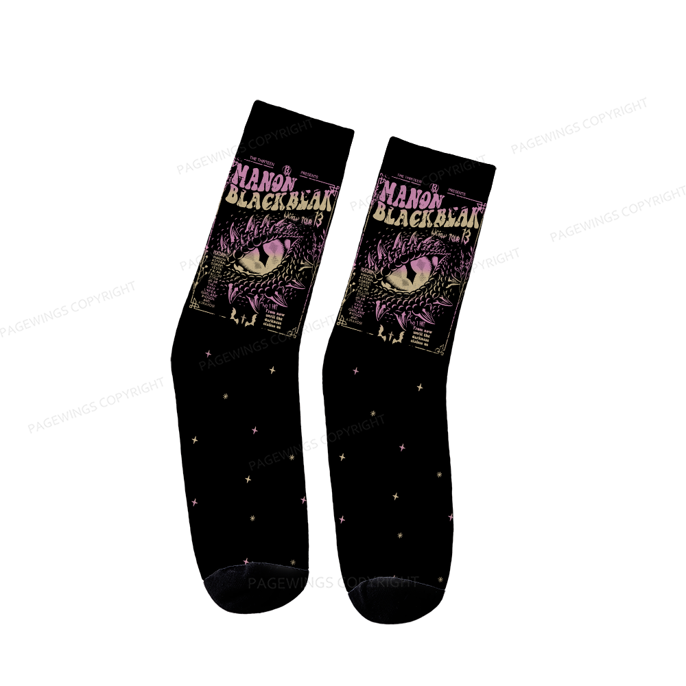 Pagewings ACOTAR Crescent City Rhysand Unisex Socks