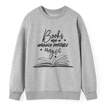 Pagewings Books Are A Uniquely Portable Magic Unisex Classic Sweatshirt