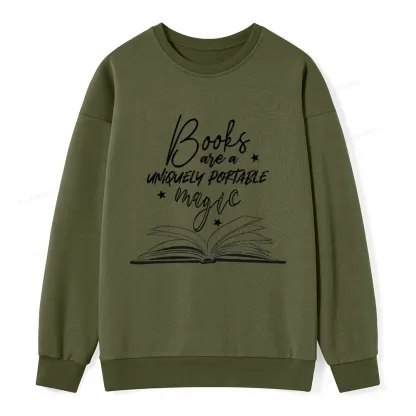 Pagewings Books Are A Uniquely Portable Magic Unisex Classic Sweatshirt