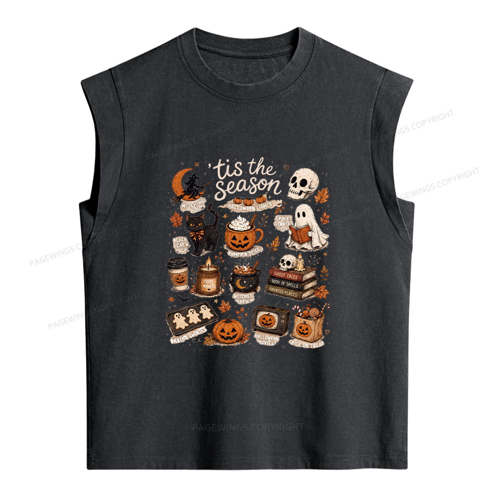 Pagewings Tis The Season Women's Washed Tank Top