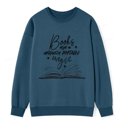 Pagewings Books Are A Uniquely Portable Magic Unisex Classic Sweatshirt