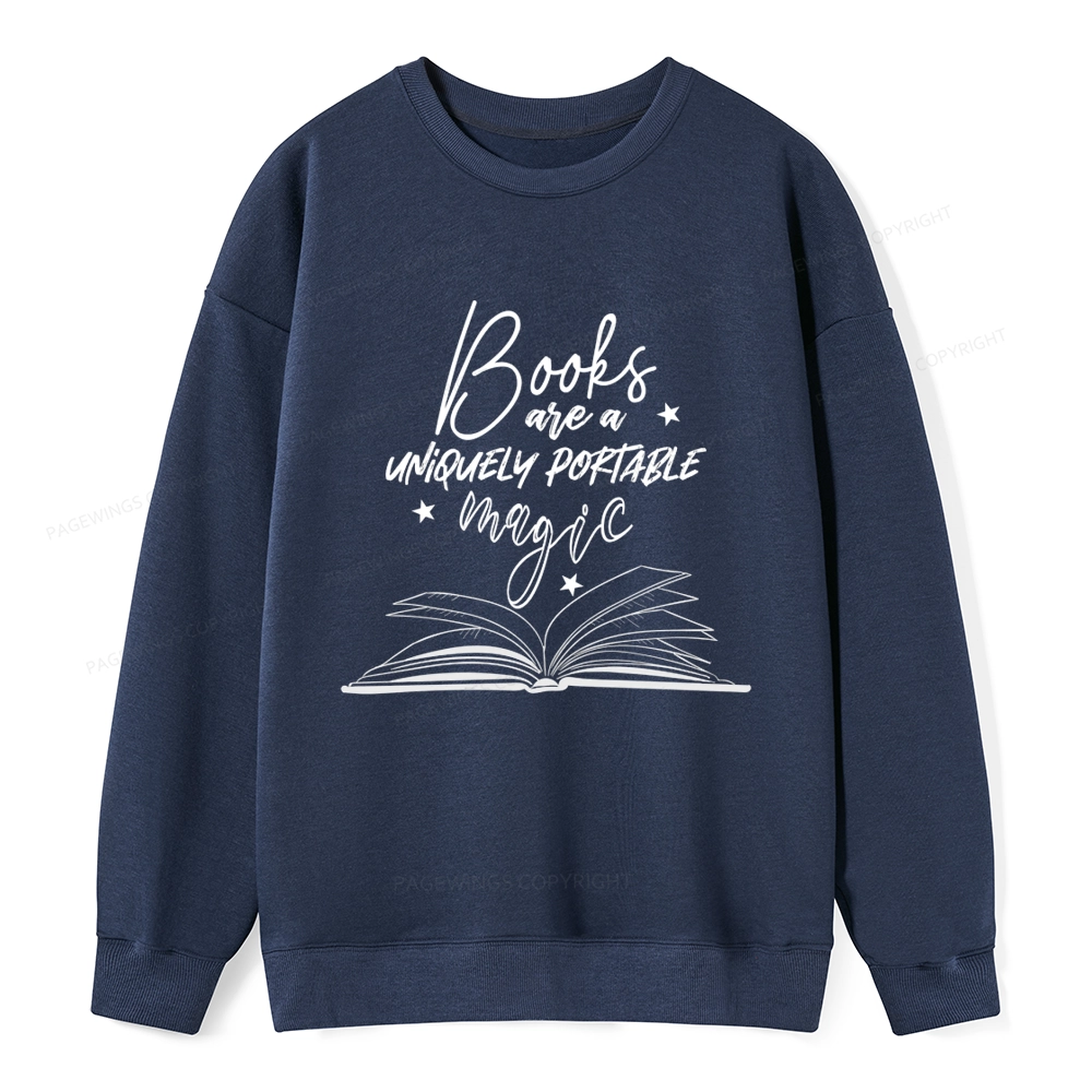 Pagewings Books Are A Uniquely Portable Magic Unisex Classic Sweatshirt
