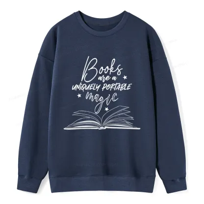 Pagewings Books Are A Uniquely Portable Magic Unisex Classic Sweatshirt