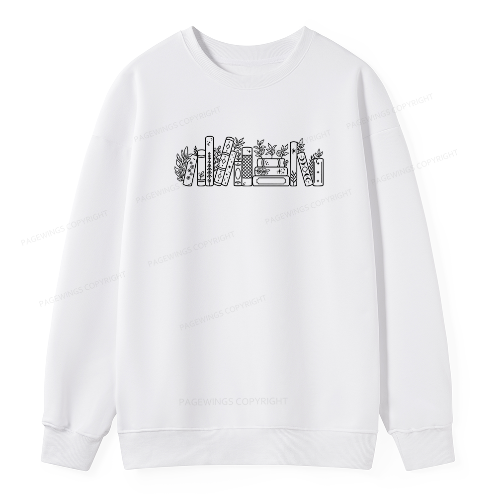 Pagewings No Such Thing As Too Many Books Unisex Classic Sweatshirt