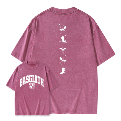 Pagewings Fantasy Bookish Unisex Washed T-shirt