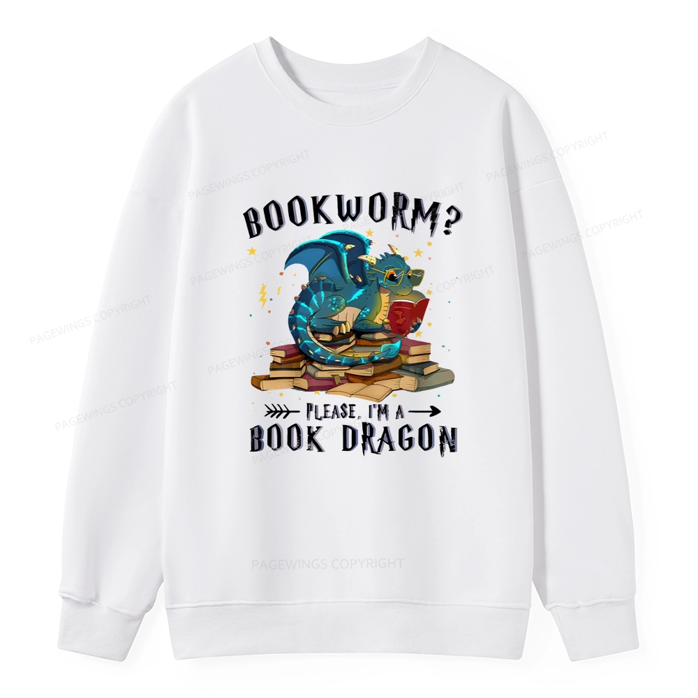 Pagewings Dragon Book Unisex Classic Sweatshirt