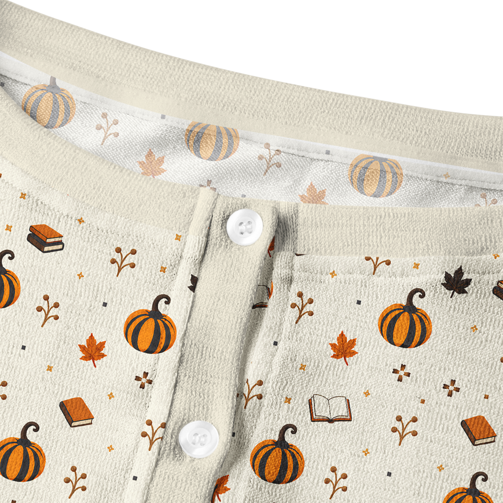 Pagewings Halloween Bookish Crew Neck Cardigan Sweaters