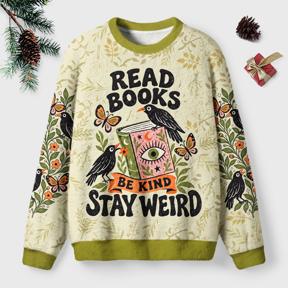 Pagewings Book Lover Unisex Ugly Light Knit Sweatshirt