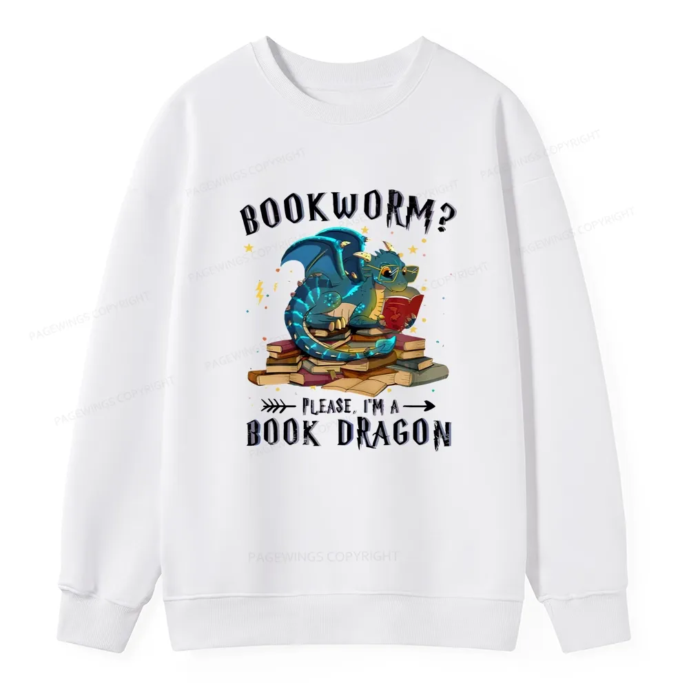 Pagewings Dragon Book Unisex Classic Sweatshirt