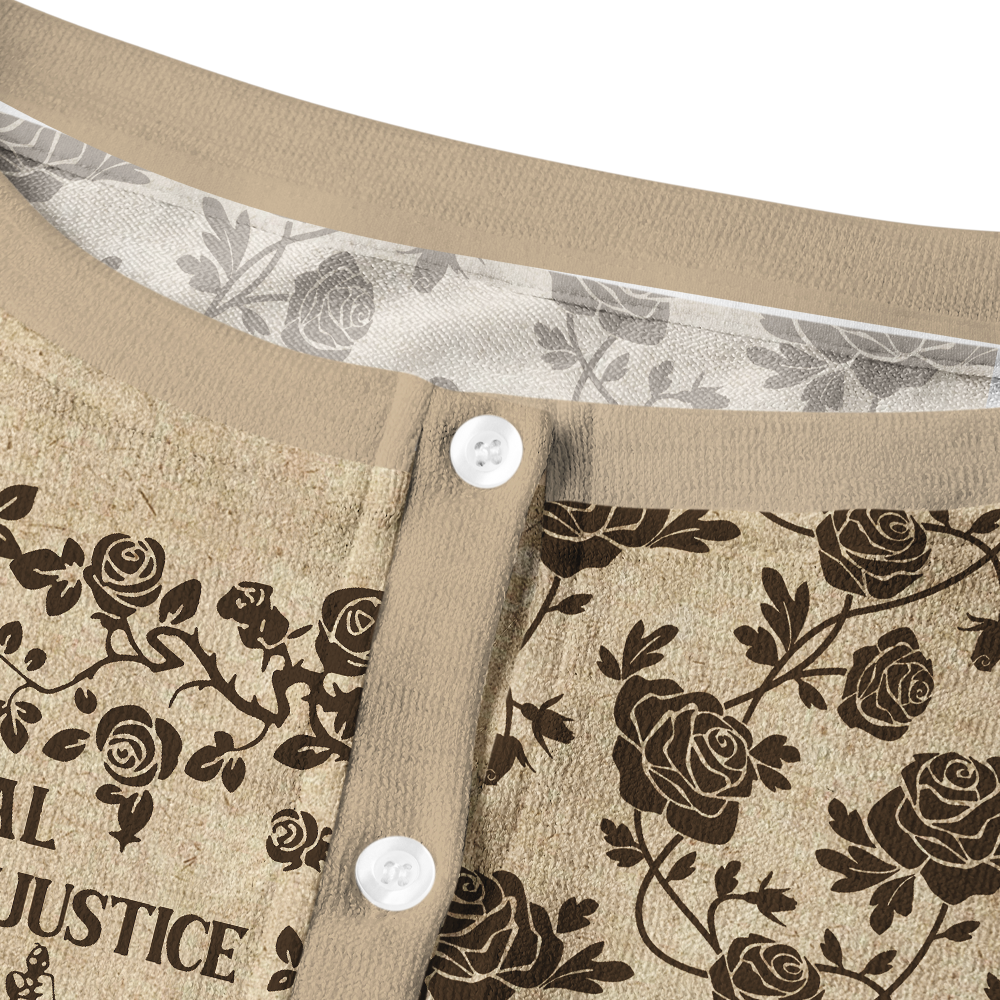 Pagewings Lady Justice Crew Neck Cardigan Sweaters