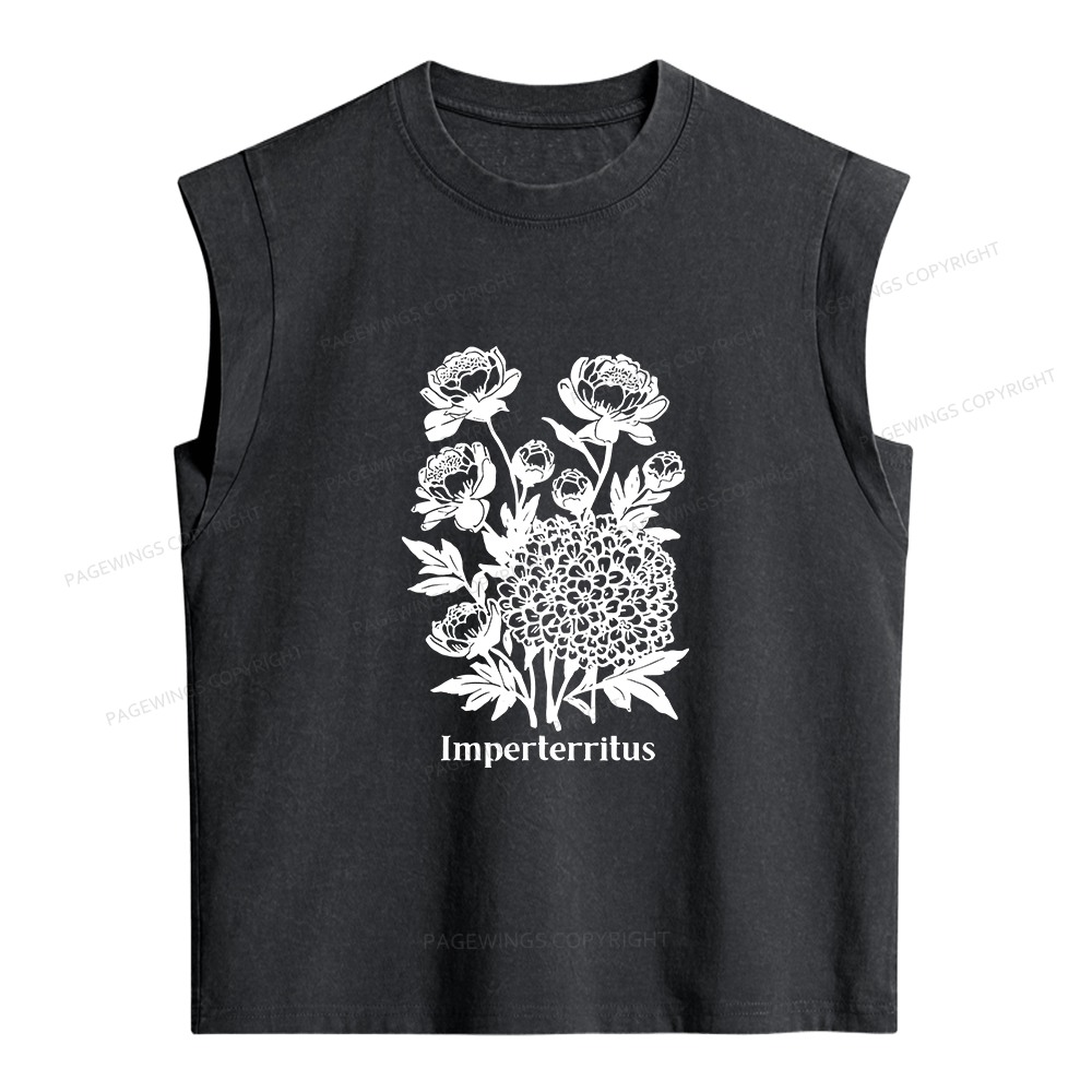 Pagewings ImperterritusWomen's Washed Tank Top
