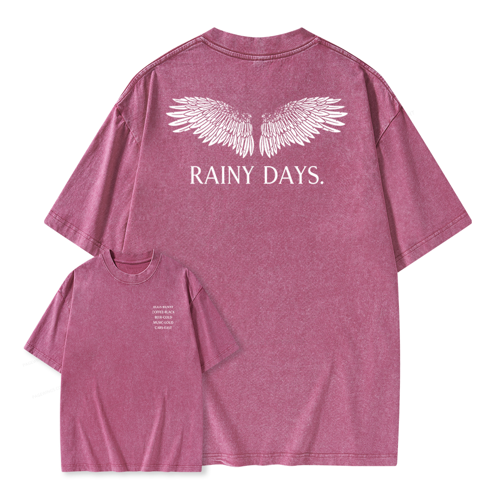 Pagewings Romance Literature Nerd Unisex Washed T-shirt