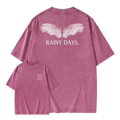 Pagewings Romance Literature Nerd Unisex Washed T-shirt