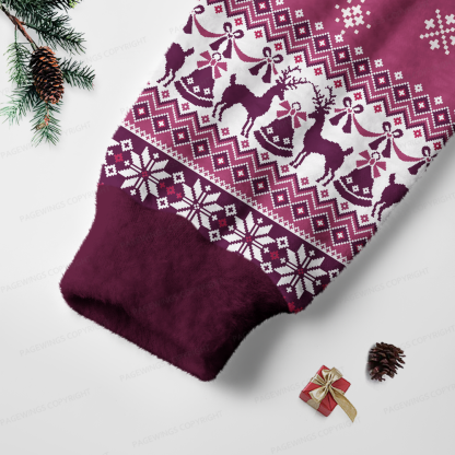 Pagewings Christmas Jingle Song Unisex Ugly Light Knit Sweatshirt