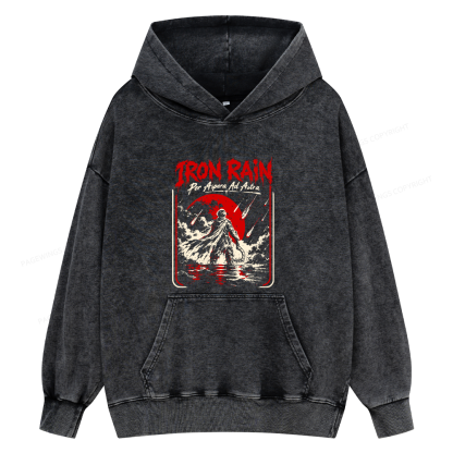Pagewings Sci Fi Book Lover Unisex Washed Hoodie